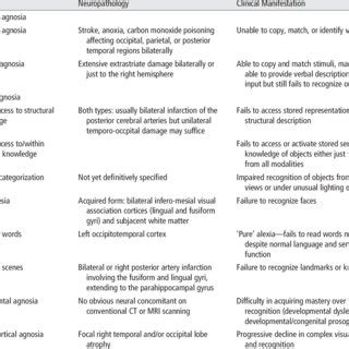 (PDF) Agnosias