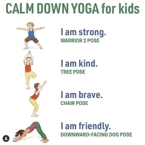 Calm Down Yoga for Kids | Yoga for kids, Kid yoga lesson plans, Yoga lesson plans