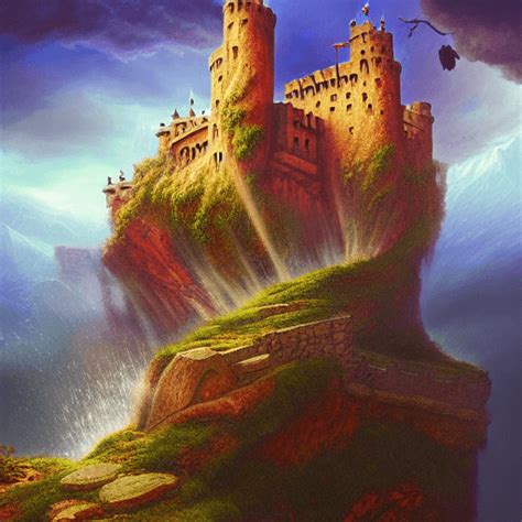 Futuristic Castle Concept Art