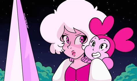 Pink Diamond and Spinel Screenshot Redraw by pupbubble on DeviantArt