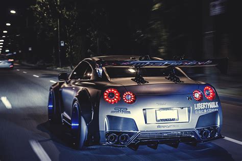 🔥 Free download Nissan GT R by Liberty Walk rear photo Doczilla ...