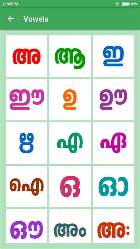 Malayalam Alphabet Chart | SexiezPicz Web Porn