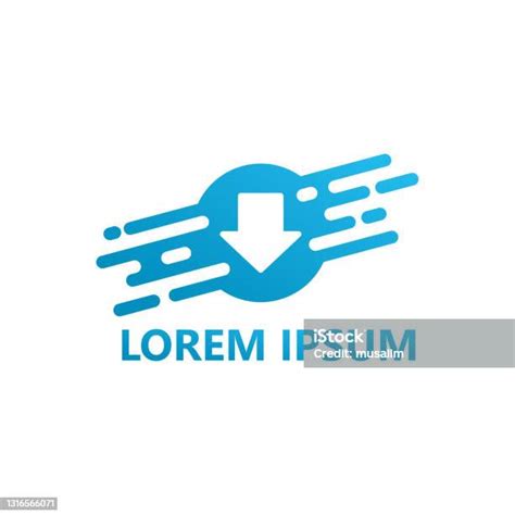 Digital Download Logo Template Desain Vektor Lambang Konsep Desain ...