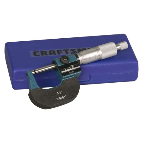 Craftsman Micrometer, Mechanical Digital, 0-1 in. Range - Tools - Layout & Measuring Tools ...