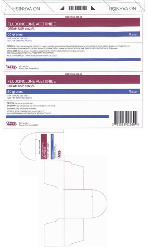 Fluocinolone Cream - FDA prescribing information, side effects and uses