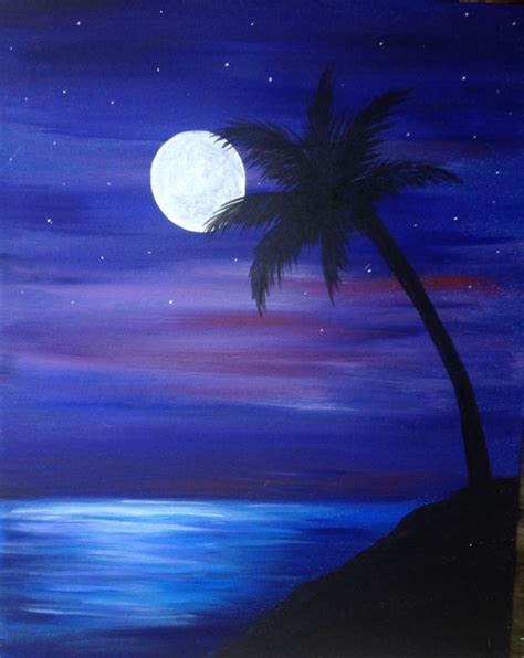 How To Paint The Ocean With A Palm For Beginners – Warehouse of Ideas