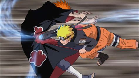 Naruto Sage Mode VS Pain Full Fight - YouTube