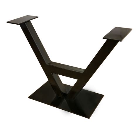 Carla V-Shaped Table Base | Metal Steel Tube Table Legs