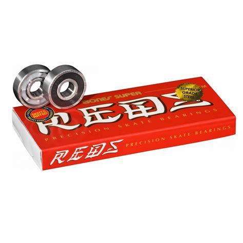 BONES SUPER REDS SKATEBOARD BEARINGS 8 PACK - Richmond Surf & Skate