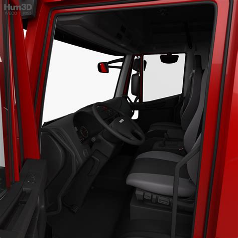 Iveco EuroCargo Chassis Truck 2-axle with HQ interior 2016 3D model ...