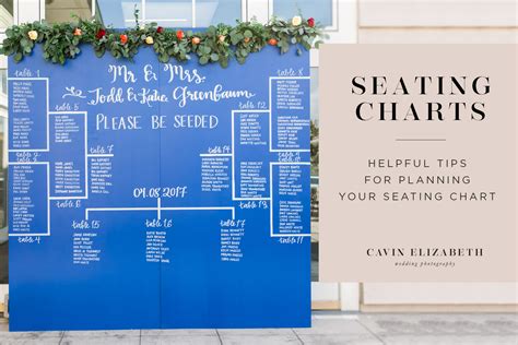 Helpful Tips for Planning Your Wedding Seating Chart