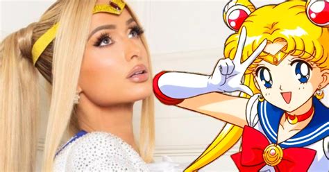 Paris Hilton Celebrates Halloween With Sailor Moon Cosplay