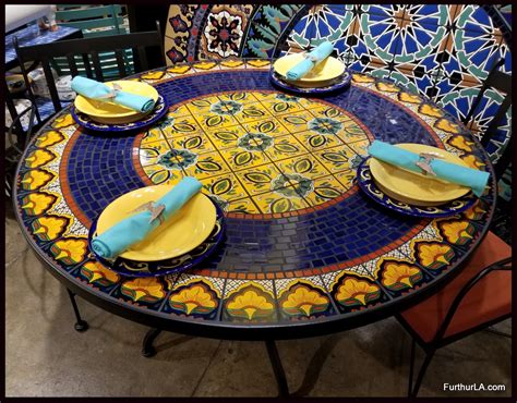 Mosaic Outdoor Dining Table | vlr.eng.br