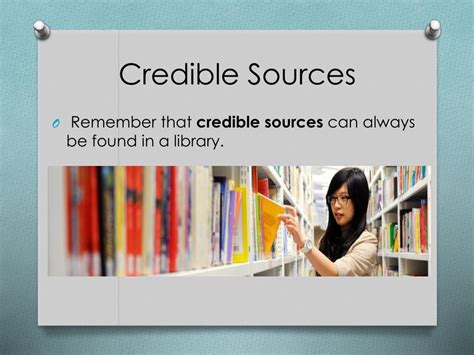 PPT - Credible Sources PowerPoint Presentation, free download - ID:1746090