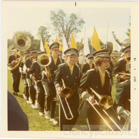 Vintage Photo 1970 Marching Band High School Musicians Carry - Etsy