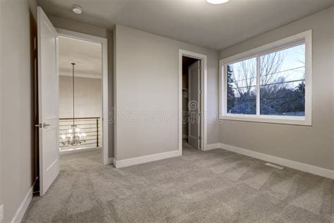 Empty Room Interior with Grey Walls Paint Color Stock Image - Image of second, remodeled: 84554889