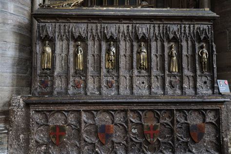 Tomb of King Edward III Inside Westminster Abbey, London Stock Photo ...