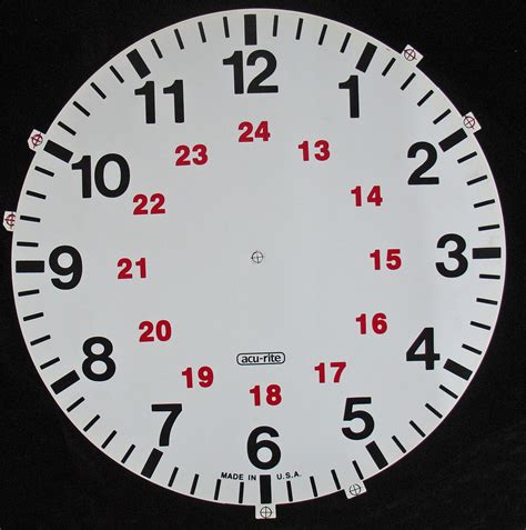 Printable Military Time Clock | canoeracing.org.uk