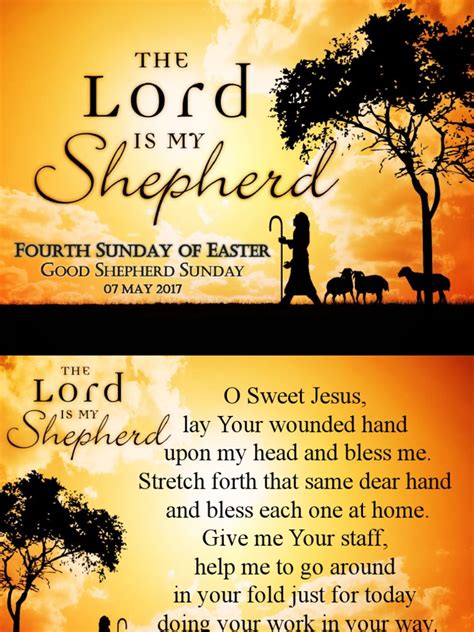 4th Sunday of Easter (A) | PDF | Glory (Religion) | God The Father