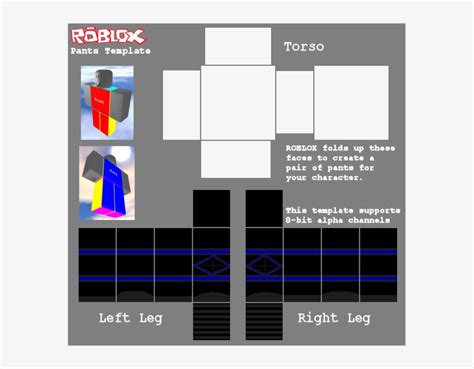 Roblox Pants Texture Template