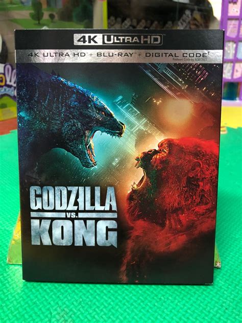 Godzilla vs Kong 4K Blu Ray, Hobbies & Toys, Music & Media, CDs & DVDs on Carousell