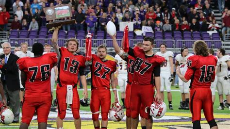 St.Croix Lutheran Varsity Football Highlights vs Rochester Lourdes 2016 ...