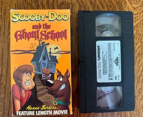 SCOOBY-DOO AND THE GHOUL SCHOOL VHS Hanna-Barbera - Slip Sleeve RARE CASE 1988 $12.50 - PicClick