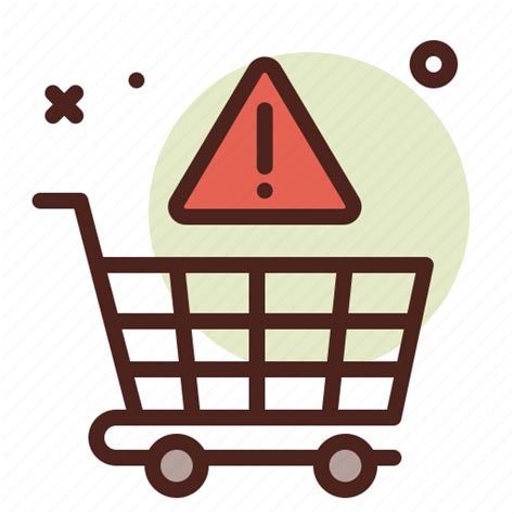 Cart, warn, signaling, shopping icon - Download on Iconfinder