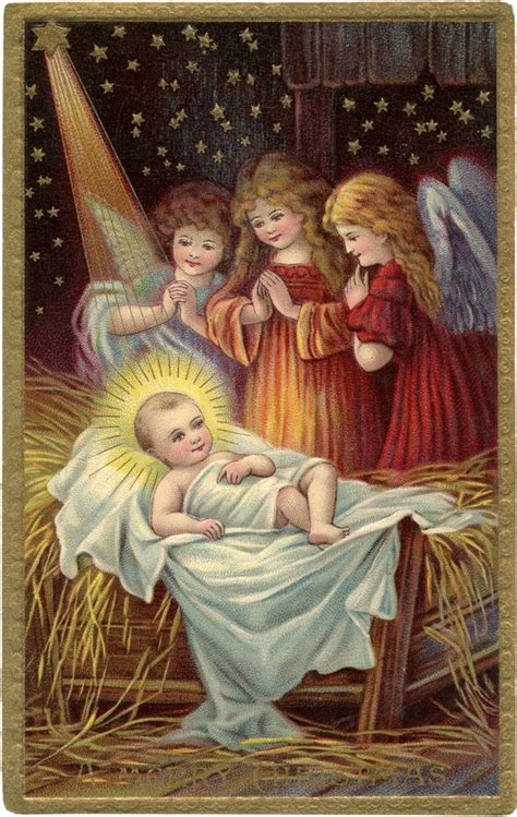 Wonderful Christmas Baby Jesus Image! - The Graphics Fairy