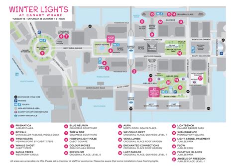 Canary Wharf Shopping Map - Terminal Map