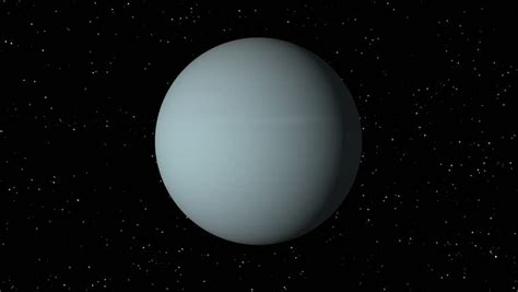 Animated One Revolution Of Planet Uranus With Correct Rotation ...