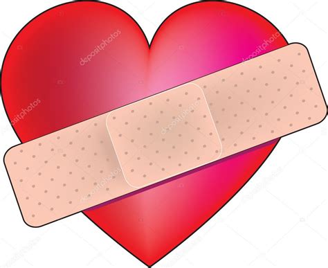 Heart band Aid — Stock Vector © mkoudis #7176420