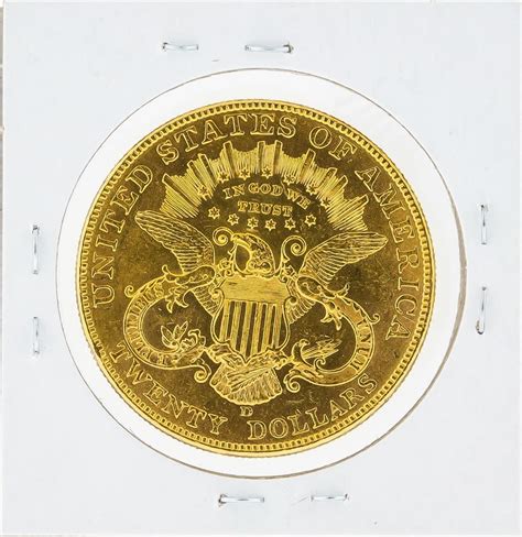 1907 $20 Liberty Head Double Eagle Gold Coin