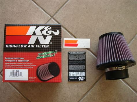 Universal 76mm K&N Air Filter - Top Speed Pro1 | Official Site