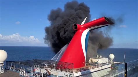 Carnival Cruise ship catches fire - Minh Fellows