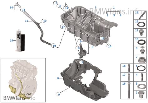 Oil pan/oil level indicator | BMW X1 F48 X1 18d B47 Europe