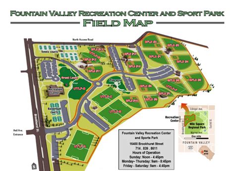 Softball Fields Maps Directions | Beach Map