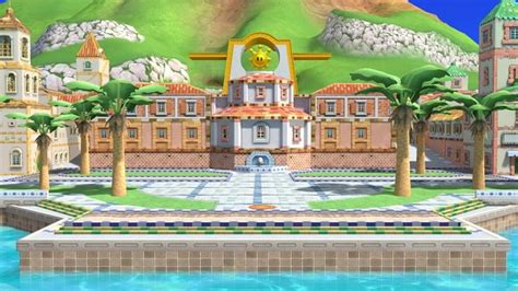 File:Delfino Plaza SSBU.jpg - Super Mario Wiki, the Mario encyclopedia