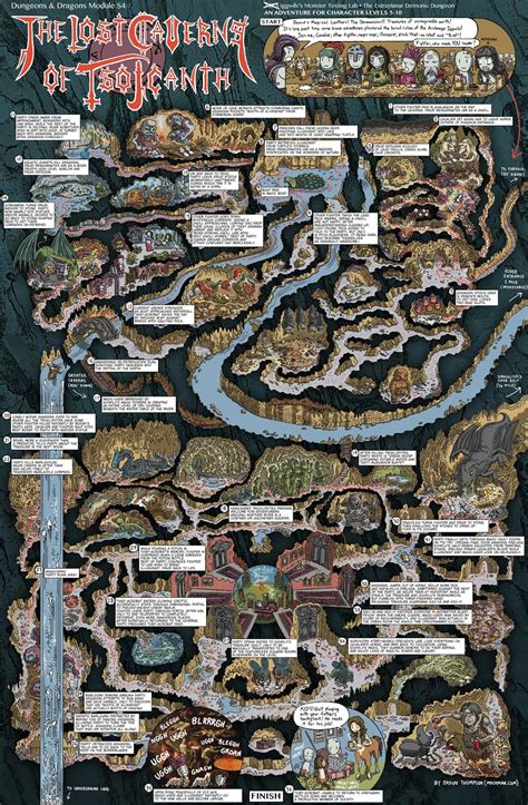 Spell Card!: Incredible walk-through maps of DnD modules!