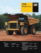 777D - Caterpillar Global Mining - PDF Catalogs | Technical Documentation | Brochure