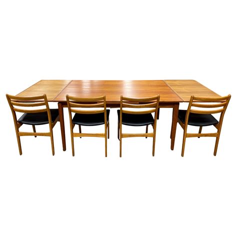 Extra LONG Mid Century MODERN Teak Expandable DINING Table, c. 1960's ...