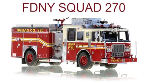 1:50 scale model of FDNY Squad 270 | Toy fire trucks, Fdny, Scale models