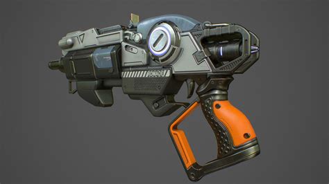 Sci-fi Pistol , Nesar Alam Ansari on ArtStation at https://www.artstation.com/artwork/adxvJ ...