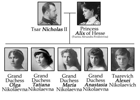 A Guide to the Last Imperial Family of Russia — Connections: The Family Tree Tsar Nicholas II...