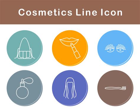 Cosmetics Vector Icon Set 21427529 Vector Art at Vecteezy