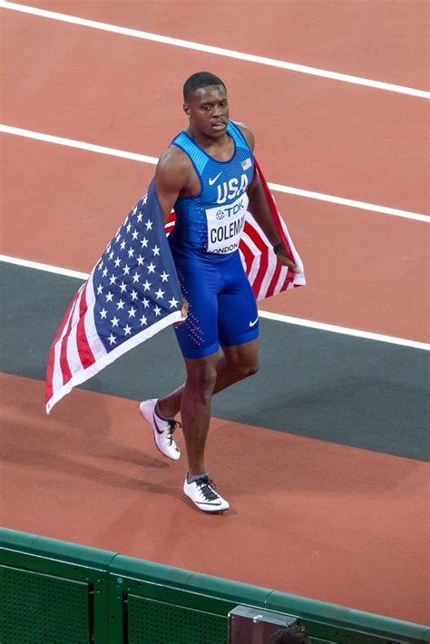 Christian Coleman with 3rd Place in Men's 100m Final in London 2017 - Bilder und Fotos (Creative ...