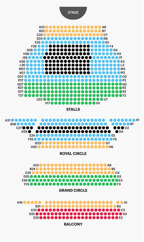 Noël Coward Theatre Seating Plan - Noel Coward Theatre Seating Plan, HD ...