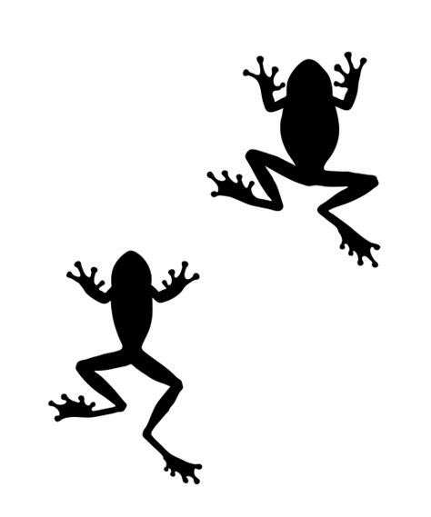 Frog Silhouette Clipart Free Stock Photo - Public Domain Pictures