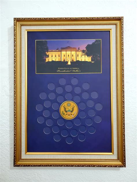 Presidential Coins Display | Mercari | Coin display, Frame display, Display