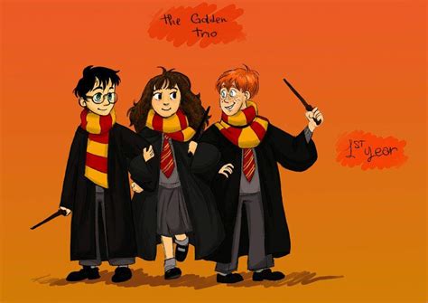 Fanart Golden Trio | Harry Potter Amino